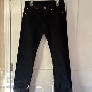Levi's Men's Straight Black Jeans